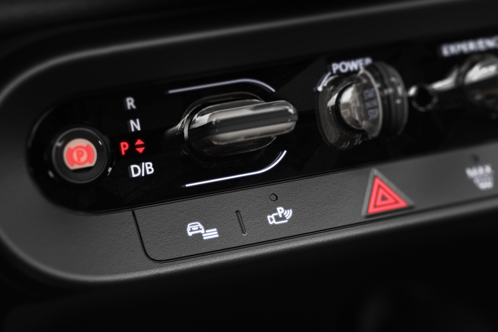 MINI 100% eléctrico - interior - barra de mandos